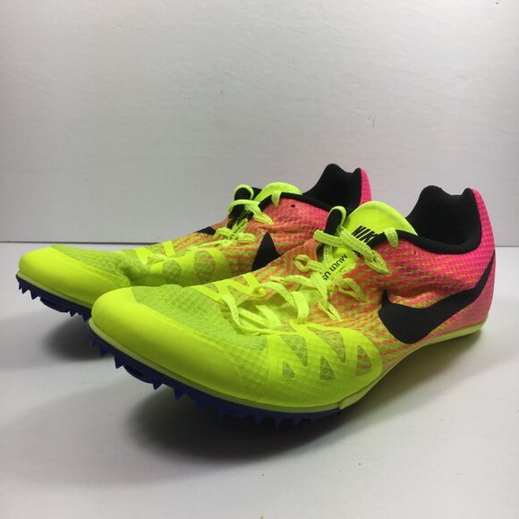 Nike Mens Racing Zoom Rival Victory 3 Track Field Spikes Neon Pink Size 11.5 - Picture 8 of 8
